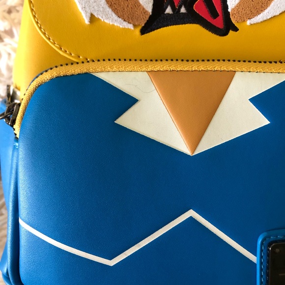 {loungefly} sanrio aggretsuko two-face cosplay backpack - Picture 14 of 15